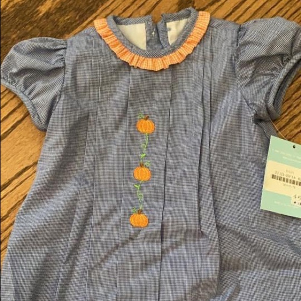 Anavini pumpkin dress, new with tags, size 6M